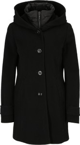 Czarna kurtka Gil Bret długa z kapturem w stylu casual