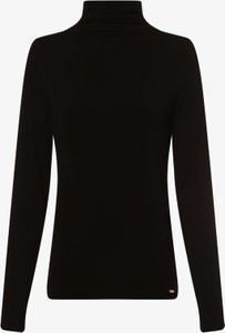 Czarna bluzka Cinque w stylu casual z golfem z długim rękawem
