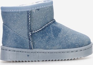 Niebieskie buty dziecięce zimowe Zapatos