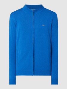 Niebieski sweter Fynch Hatton z bawełny w stylu casual