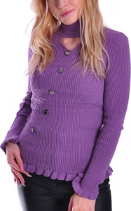 Fioletowy sweter Marka Niezdefiniowana