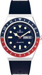 Timex Zegarek Q Reissue TW2V32100 Granatowy