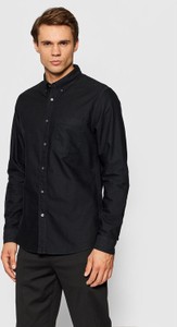 Czarna koszula Calvin Klein z klasycznym kołnierzykiem w stylu casual