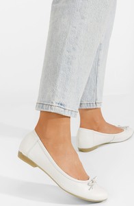 Baleriny Zapatos ze skóry w stylu casual