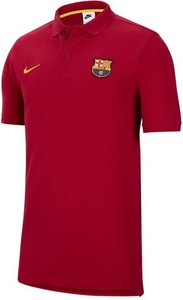 Czerwona koszulka polo Nike z krótkim rękawem