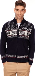 Granatowy sweter Lanieri Fashion