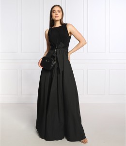 Czarna sukienka Ralph Lauren bez rękawów