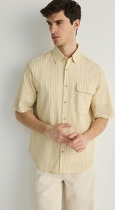 Koszula Reserved z bawełny z długim rękawem