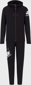 Czarny dres Emporio Armani w sportowym stylu z dresówki