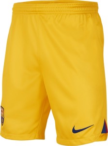 Żółte spodenki Nike w sportowym stylu