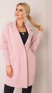 Różowy płaszcz 5.10.15 w stylu casual