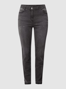 Czarne jeansy Samoon w stylu casual