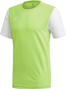 Zielona koszulka dziecięca Adidas dla chłopców z krótkim rękawem