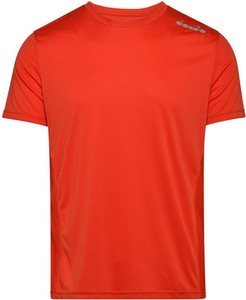 Czerwony t-shirt Diadora w stylu casual