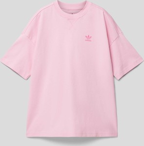 Różowa koszulka dziecięca Adidas Originals dla chłopców