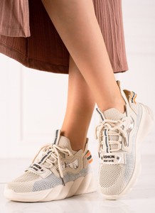 Buty sportowe Czasnabuty na platformie w sportowym stylu sznurowane
