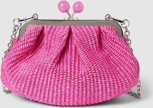 Różowa torebka MaxMara w stylu glamour matowa