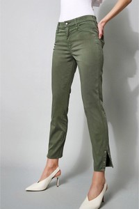 Zielone jeansy Rosner w stylu casual