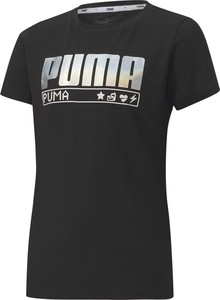 Czarna koszulka dziecięca Puma
