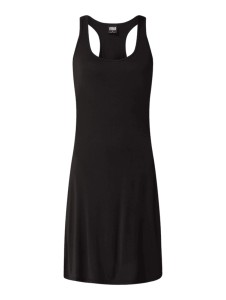 Czarna sukienka Urban Classics z dekoltem w kształcie litery v