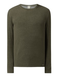 Zielony sweter Olymp Level Five z bawełny