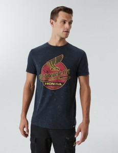 T-shirt DiverseExtreme z krótkim rękawem z nadrukiem w młodzieżowym stylu