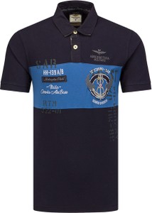 Koszulka polo Aeronautica Militare z tkaniny w młodzieżowym stylu