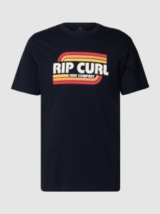 T-shirt Rip Curl z krótkim rękawem w młodzieżowym stylu z nadrukiem