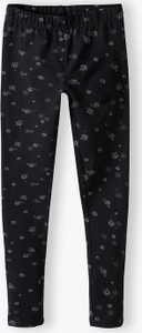 Czarne spodnie dziecięce Lincoln & Sharks By 5.10.15. w kwiatki