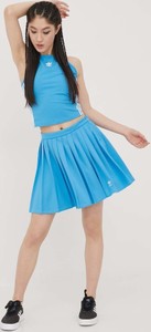 Niebieska spódnica Adidas Originals mini
