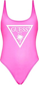 Różowy strój kąpielowy Guess w młodzieżowym stylu