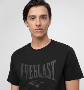 T-shirt Everlast z dzianiny z krótkim rękawem