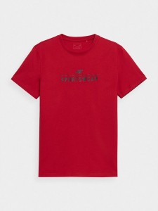 T-shirt 4F w stylu klasycznym z dresówki
