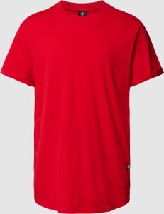 Czerwony t-shirt G-Star Raw z nadrukiem w stylu casual