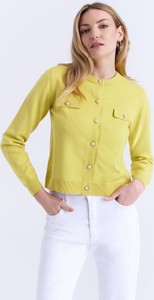 Żółty sweter Greenpoint w stylu casual