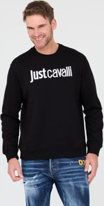 Czarna bluza Just Cavalli w młodzieżowym stylu