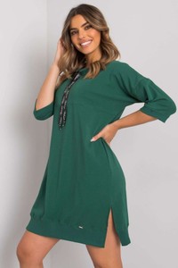 Zielona sukienka Relevance z bawełny