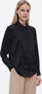 Czarna koszula Reserved w stylu casual z jedwabiu