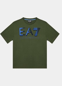 Zielona koszulka dziecięca Emporio Armani dla chłopców