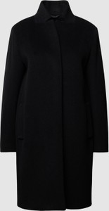 Czarny płaszcz Icons Cinzia Rocca z wełny w stylu casual