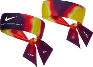 Nike Dwustronna wiązana opaska na głowę Dri-FIT NOCTA 2.0 - Wielokolorowe