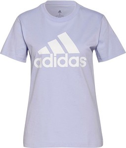 T-shirt Adidas z krótkim rękawem z okrągłym dekoltem w sportowym stylu