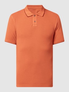 Pomarańczowa koszulka polo Cinque w stylu casual z krótkim rękawem z bawełny