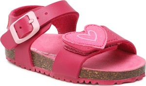 Różowe buty dziecięce letnie Prada