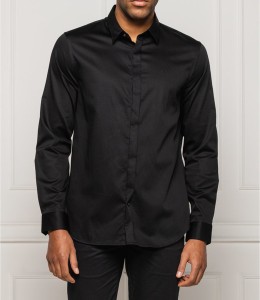 Czarna koszula Armani Exchange z długim rękawem