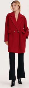 Płaszcz Reserved bez kaptura w stylu casual z wełny