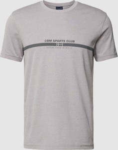 T-shirt Christian Berg w młodzieżowym stylu z nadrukiem
