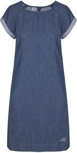 Niebieska sukienka LOAP mini z krótkim rękawem