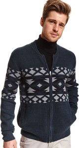 Sweter Top Secret w młodzieżowym stylu ze stójką