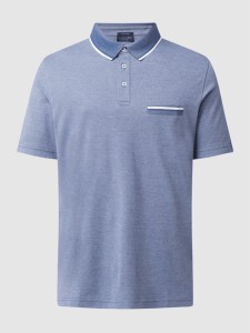 Niebieska koszulka polo Christian Berg w stylu casual z bawełny